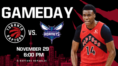 Gameday: Raptors @ Hornets, November 29
