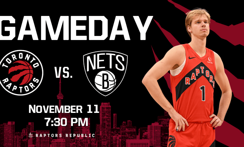 Gameday: Raptors @ Nets, November 11th