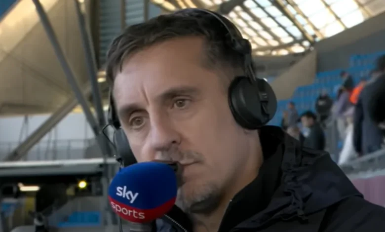 Gary Neville takes aim at Liverpool's players live on Sky as damning Man City verdict delivered