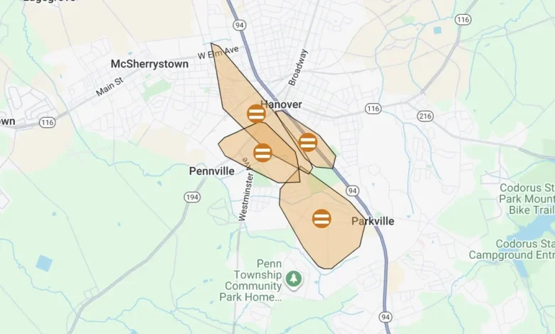 Gas leak in downtown Hanover building results in roughly 3,200 losing power Saturday night