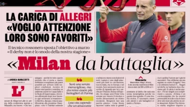 Gazzetta: Allegri pushes his group ahead of the derby