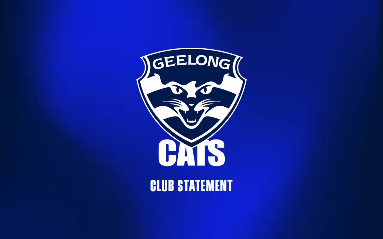Geelong Cats Club Statement