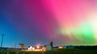 Geomagnetic storm brings dazzling northern lights to U.S. skies