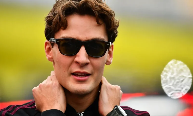 George Russell beats AI-controlled Mercedes in MrBeast mega-racing challenge