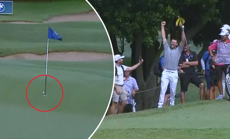 'Get that engine running': Daniel Gale wins brand-new car with hole-in-one at Australian PGA Championship
