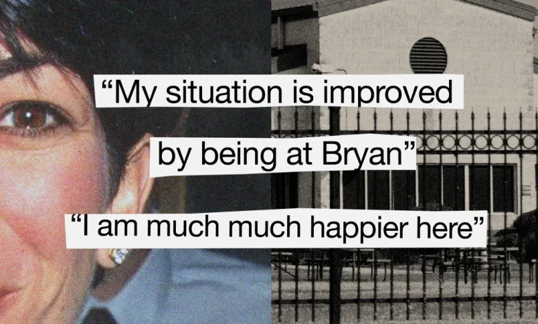 Ghislaine Maxwell's prison emails show she is 'happier' at minimum-security Texas facility