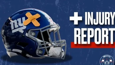 Giants-Bears final injury report: New kicker for New York on Sunday