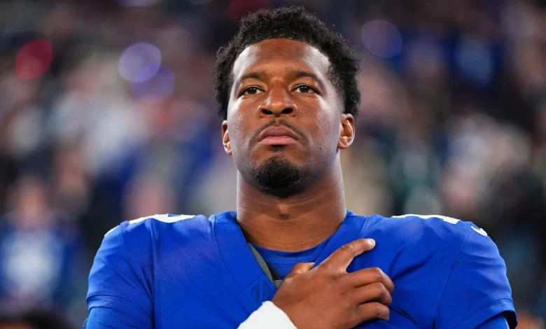 Giants' Jameis Winston in line to start Sunday vs. Packers if Jaxson Dart (concussion) sits