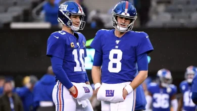 Giants Legend Eli Manning Sends 7-Word Message Praising Daniel Jones After Linking Up With Colts QB