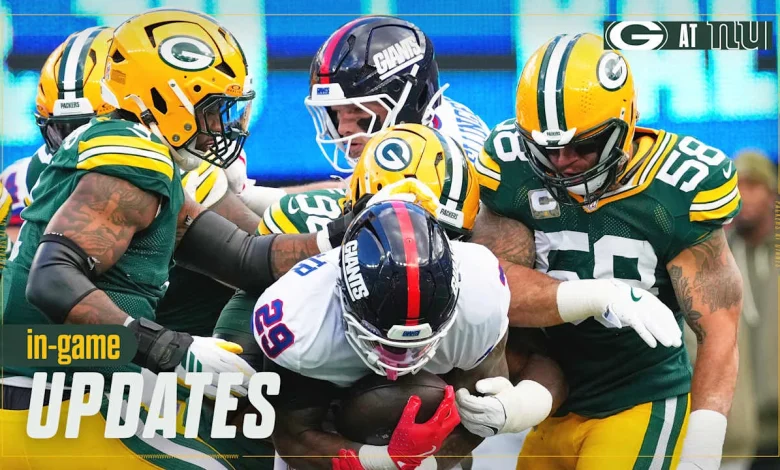 Giants lead Packers 7-0 after first quarter