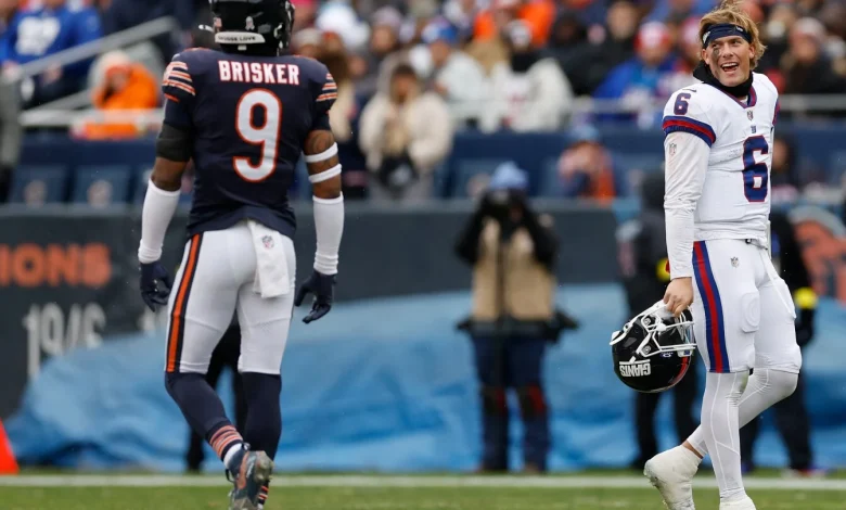 Giants rolling in Chicago after Jaxson Dart’s second rushing touchdown