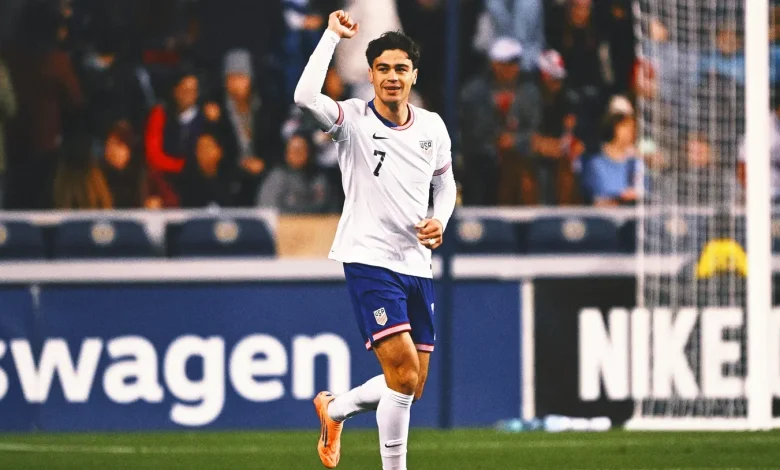 Gio Reyna Scores in Return to U.S. Men's Team Lineup vs. Paraguay