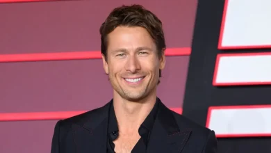 Glen Powell Recalls Filming 'Half-Naked' Stunts for Running Man Movie