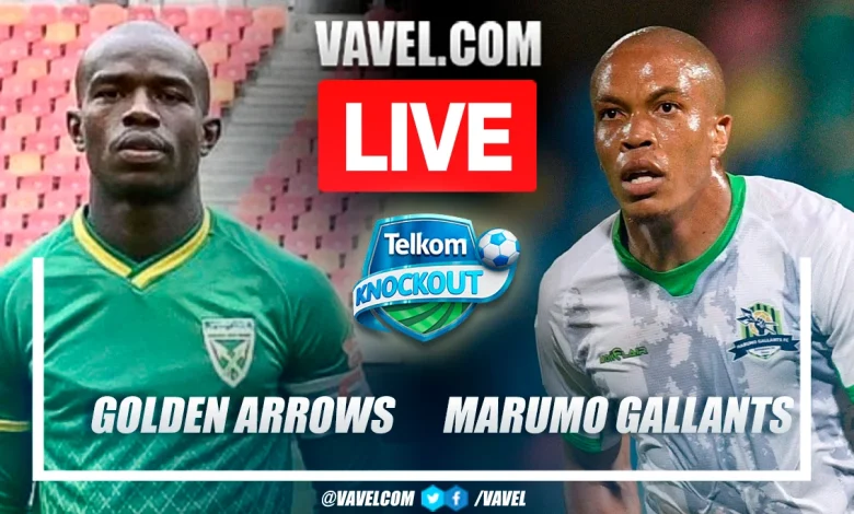 Golden Arrows vs Marumo Gallants LIVE Score Updates in Telkom Knockout Match