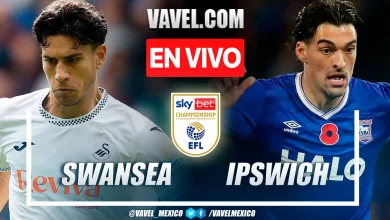 Goles y Resumen: Swansea City 1-4 Ipswich Town en EFL Championship 2025-26