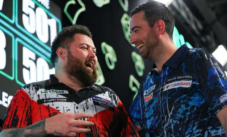 Grand Slam of Darts: Luke Humphries and Gerwyn Price set up semi-final showdown as Michael Smith's run comes to an end
