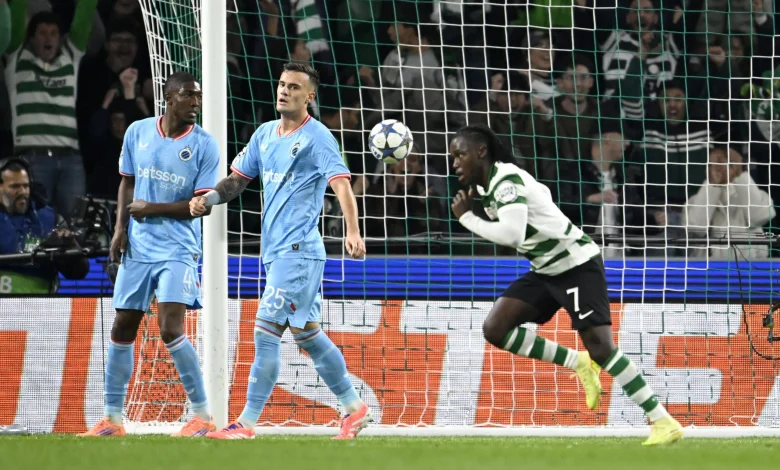 Grande trabalho de Geny Catamo e Quenda a adiantar o Sporting (vídeo)