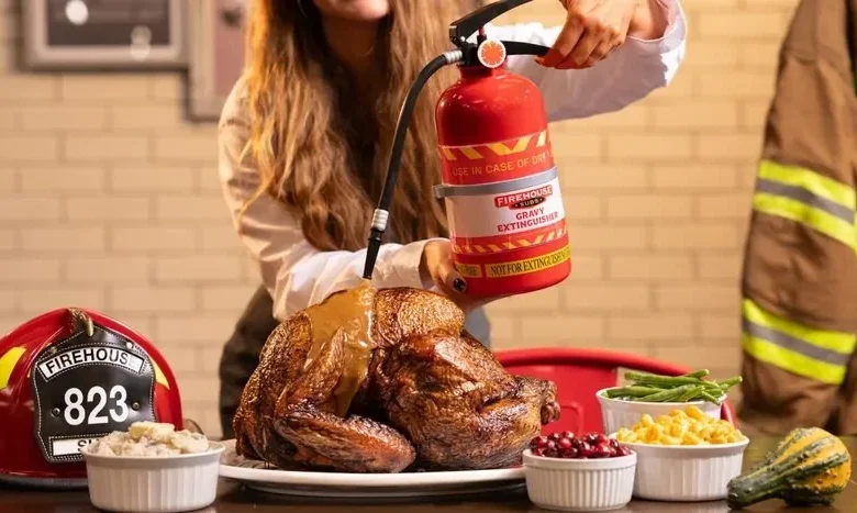 Gravy-Filled Fire Extinguishers