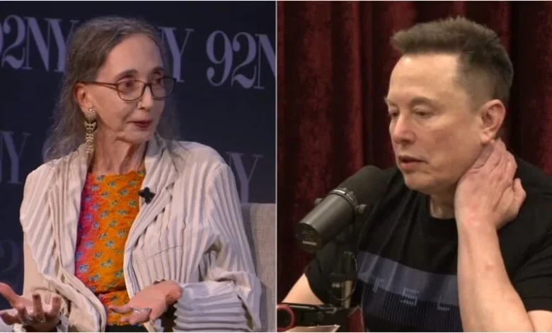 Great Job, Internet!: Joyce Carol Oates ethers Elon Musk on his own platform
