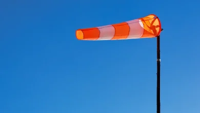 Gusty winds today, High risk for wildfires