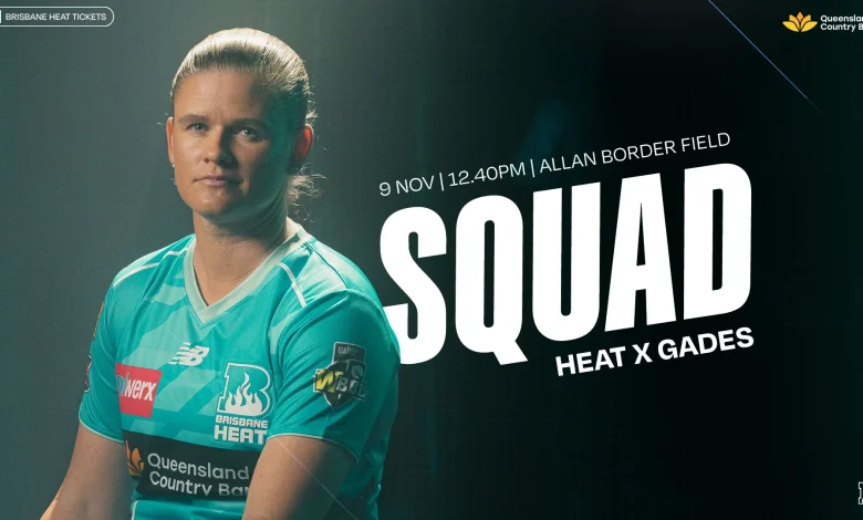 HEAT SET FOR WBBL OPENER | Squad Named For Gades