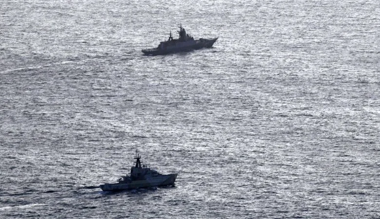 HMS Severn: British navy intercepts Russian corvette and tanker as Moscow steps up naval activity