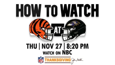 HOW TO WATCH Bengals at Ravens for Week 13 of the 2025 Season