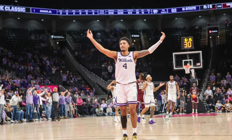 Haggerty’s 37 Points Carries K-State Past Mississippi State, 98-77