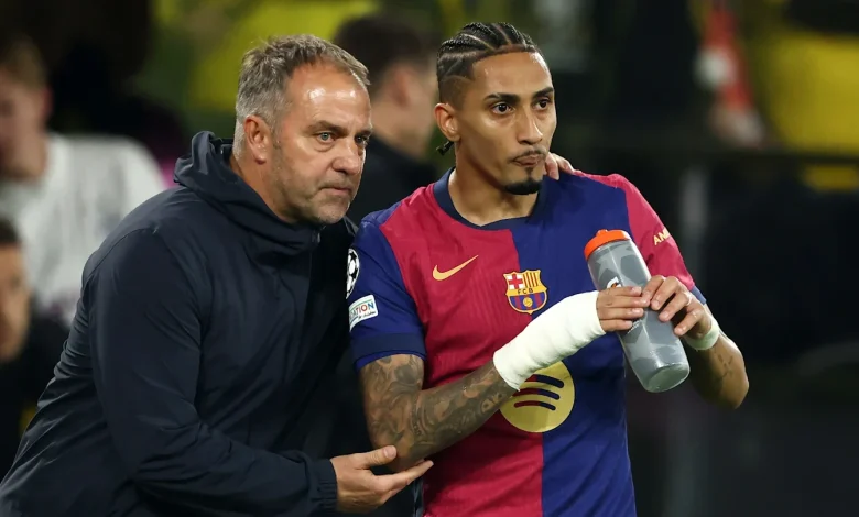 Hansi Flick anuncia una noticia sobre Raphinha que ilusiona al barcelonismo