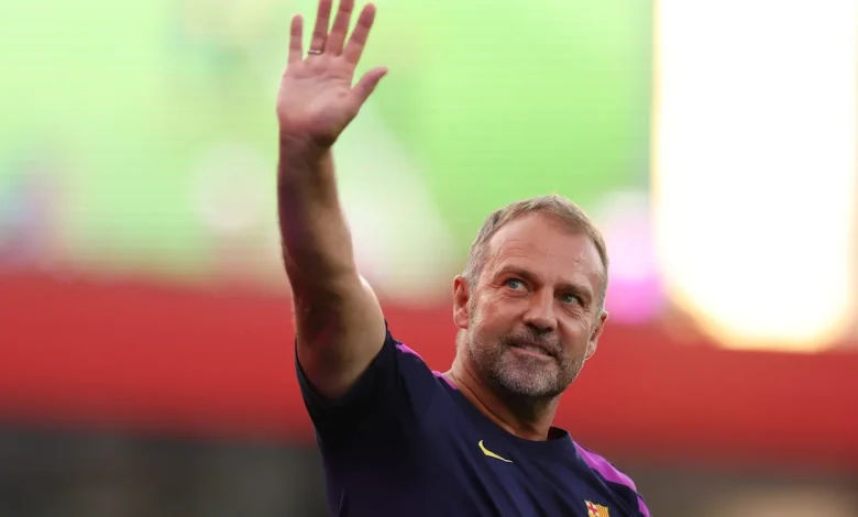 Hansi Flick totally happy at Barcelona, has no intentions of leaving despite contrary reports