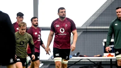 'He got split. I think he had six stitches. So, not a great start to the week'