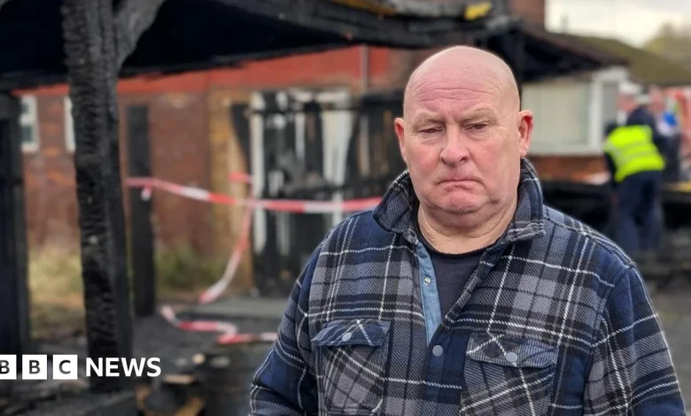 Heartbreak at South Shields Halloween charity display set on fire