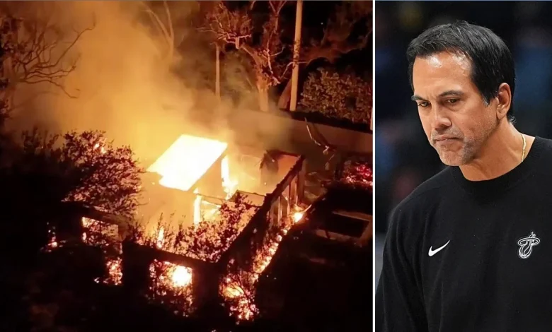 Heat coach Erik Spoelstra's Florida home engulfed in massive inferno