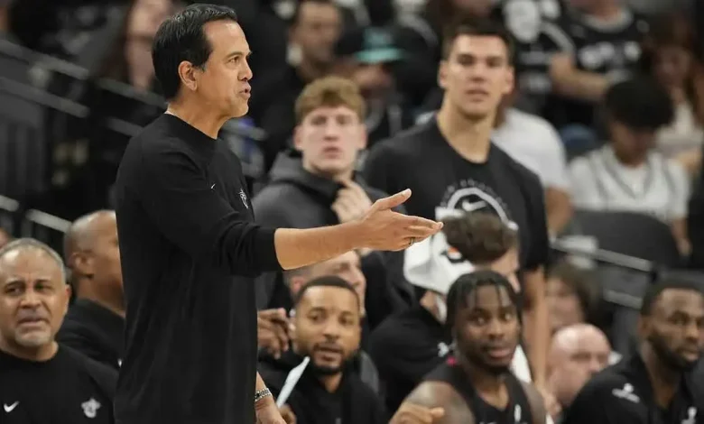 Heat's 'uneven' play vs. Victor Wembanyama, Spurs leads to honest Erik Spoelstra admission