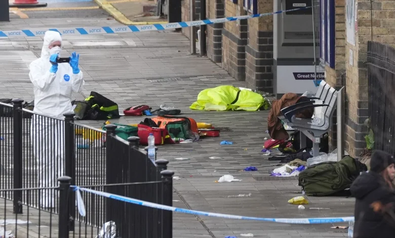 'Heroic' rail worker who tried to stop train knife attacker still in life-threatening condition