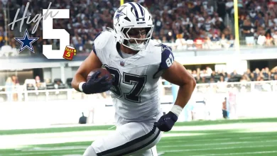 High 5: Five key offensive figures in Cardinals-Cowboys