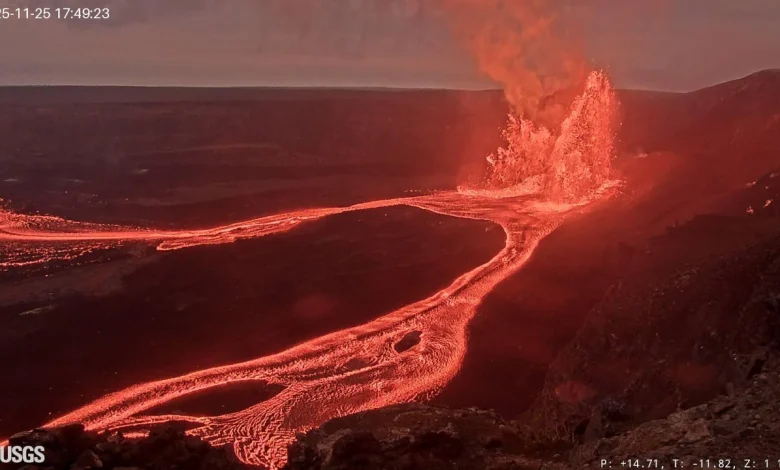 High Lava Fountains Erupt At Kīlauea, Marking Start Of Episode 37