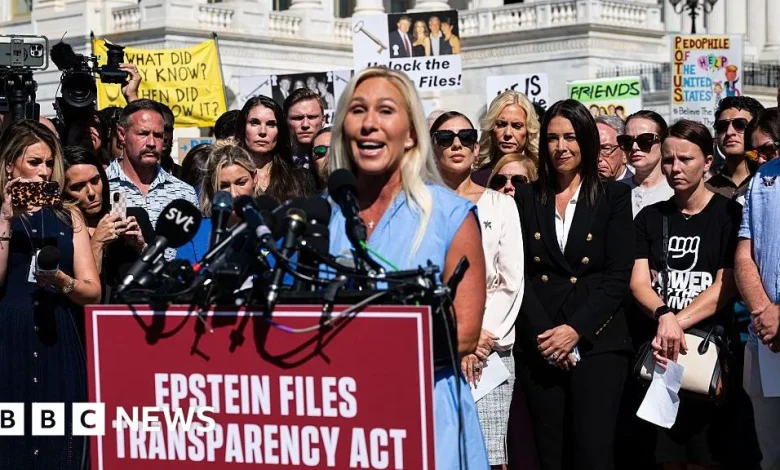 High-profile Republican Marjorie Taylor Greene to quit Congress after Trump feud