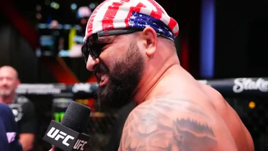 Highlights! Former NFL player Josh Hokit delivers violent debut knockout, cuts WWE-inspired post-fight promo | UFC Vegas 111