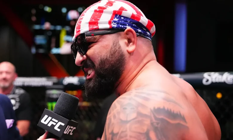 Highlights! Former NFL player Josh Hokit delivers violent debut knockout, cuts WWE-inspired post-fight promo | UFC Vegas 111