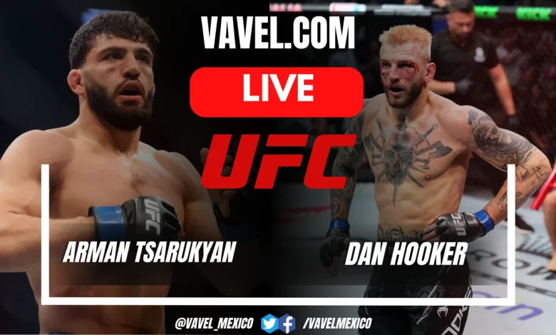Highlights of the Arman Tsarukyan vs Dan Hooker fight in UFC Fight Night 2025