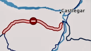 Highway 3 reopens west of Castlegar after crash cleared