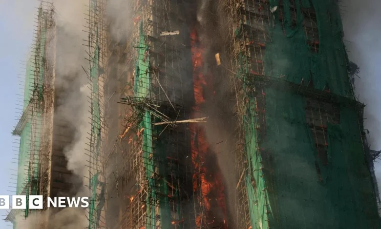 Hong Kong fire: At least reportedly four killed in apartment blocks