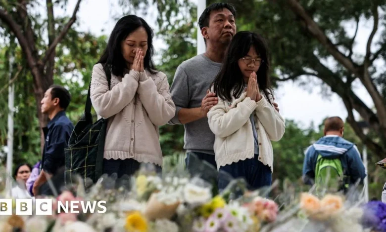 Hong Kong fire: Death toll rises to 146 as thousands pay their respects