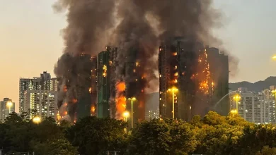 Hong Kong fire engulfs high-rise housing estate, killing at least 4