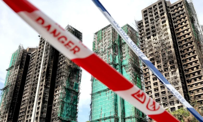 Hong Kong fire live: More arrests in deadly tower block fire probe - after searches for missing called off