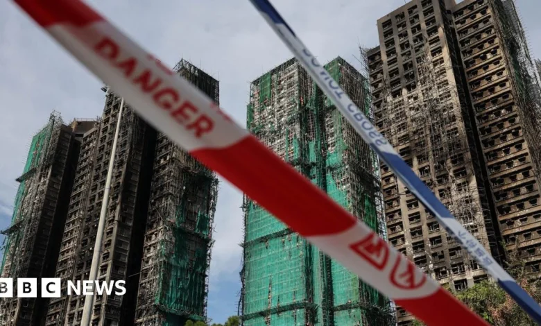 Hong Kong tower blocks fire death toll rises to 128