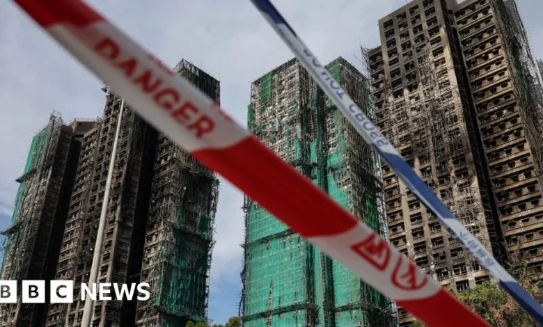 Hong Kong tower blocks fire death toll rises to 128