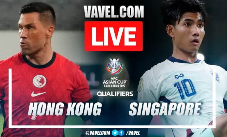 Hong Kong vs Singapore LIVE Score Updates in Asian Cup Qualifiers Match