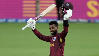 Hope century blasts West Indies to 247-9 against New Zealand
